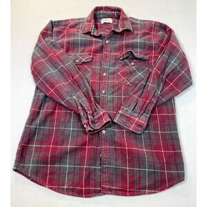 C.E. Schmidt Workwear  Shirt Flannel Large‎ Tall Mens LT Heavy Weight Shacket